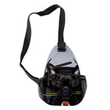 Funny French Bulldog 3D Printed Chest Bag Oxford Waterproof for Outdoor Sports