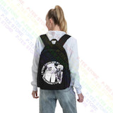Skeleton Worship Satan & GF? Large Capacity Backpack Bookbag