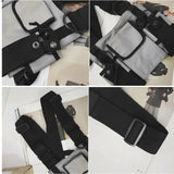 Unisex Couple Chest Bag Nylon Chest Rig Bag Vest Hip Hop Multifunctional