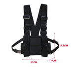 Unisex Couple Chest Bag Nylon Chest Rig Bag Vest Hip Hop Multifunctional