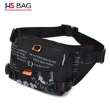 Men's Multicolor Waist Packs Waterproof Running Bag Outdoor Sports Belt Bag