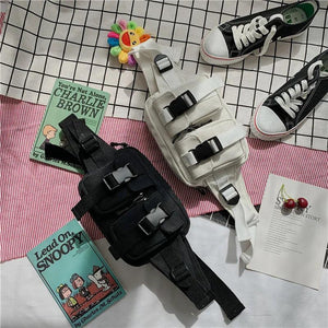 Harajuku Street Style Waist Bag Fanny Pack Hip Hop Bag Shoulder Bags