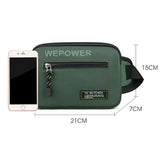Outdoor Casual Waist Bags Waterproof Nylon Fanny Pack Men Multilayer Phone Pouch