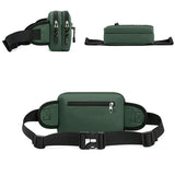 Outdoor Casual Waist Bags Waterproof Nylon Fanny Pack Men Multilayer Phone Pouch