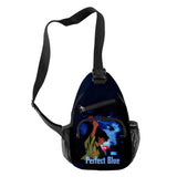 Harajuku 3D Print Chest Bag Oxford Waterproof Crossbody Streetwear Shoulder Bags