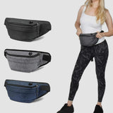 Men Waist Bag Grey Functional Large Belt Pouch Phone Fanny Travel Hip