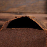 Men's Leather Fanny Waist Pack Small Mini Cell Phone Pocket Hook Vintage Bags