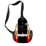 Harajuku Anime Demon Slayer Chest Bag Oxford Waterproof Sports Crossbody Bag