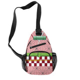 Harajuku Anime Demon Slayer Chest Bag Oxford Waterproof Sports Crossbody Bag
