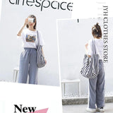 Striped Canvas Tote Bag Women Beach Handbag Large Casual Top-handle Bag