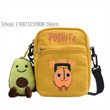 HOT Chainsaw Man Pochita Backpack Anime Small Square Bag