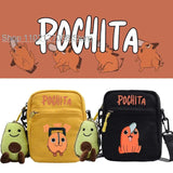 HOT Chainsaw Man Pochita Backpack Anime Small Square Bag