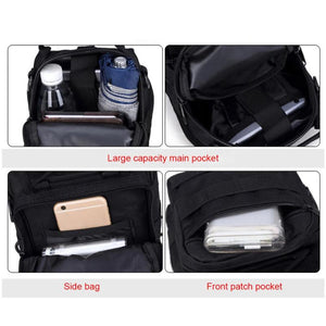 Men Large Capacity Chest Bag Oxford Cloth Wear Resistance Crossbody Portable