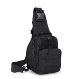 Men Large Capacity Chest Bag Oxford Cloth Wear Resistance Crossbody Portable