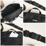 Large Capacity Waist Bag Fanny Pack Unisex Streetwear Chest Bags