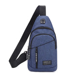 Men Shoulder Bags Nylon Waist Packs Sling Bag Crossbody Outdoor Sport