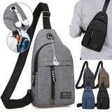 Men Shoulder Bags Nylon Waist Packs Sling Bag Crossbody Outdoor Sport