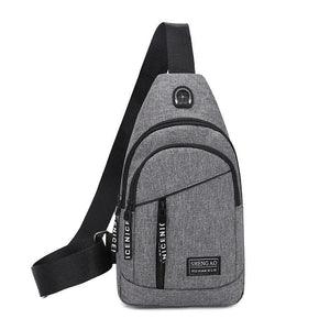 Men Shoulder Bags Nylon Waist Packs Sling Bag Crossbody Outdoor Sport
