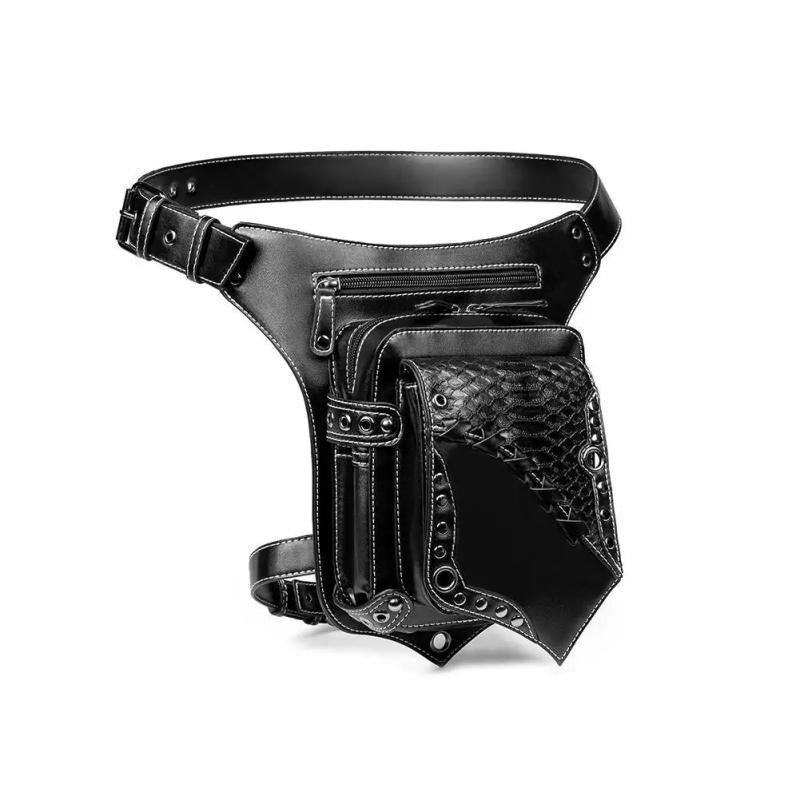 Punk Rock Waist Bag Outdoor Shoulder Messenger Bag
