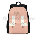 Socks Love Outdoor Hiking Backpack Riding Climbing Sports Bag
