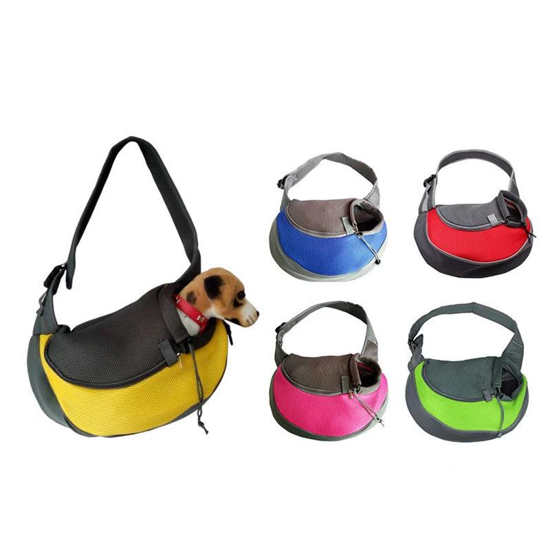 Comfort Pet Dog Carrier Lightweight Travel Handbag Mesh Oxford Single Shoulder