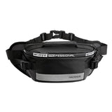Waterproof Nylon Men Waist Bag Unisex Fanny Pack Reflective Banana Belt Bags