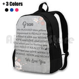 Gran Pillow-Grey Gran Pillow-Grey And Pink-Cute Gran Pillow-Fun Gran
