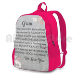Gran Pillow-Grey Gran Pillow-Grey And Pink-Cute Gran Pillow-Fun Gran