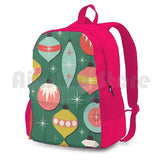 Mid Century Modern Christmas Ornaments Backpack