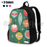 Mid Century Modern Christmas Ornaments Backpack