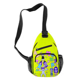 Harajuku Omori 3D Print Chest Bag Outdoor Sports Crossbody Bag