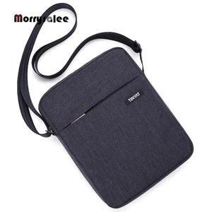 Men's Canvas Shoulder Bag For 7.9' Ipad Waterproof Business Crossbody Bag