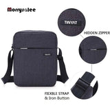 Men's Canvas Shoulder Bag For 7.9' Ipad Waterproof Business Crossbody Bag