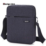Men's Canvas Shoulder Bag For 7.9' Ipad Waterproof Business Crossbody Bag
