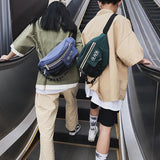 Luminous Chest Bag Couple Chain Waist Bags Men Shoulder Package