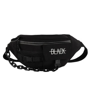 Luminous Chest Bag Couple Chain Waist Bags Men Shoulder Package