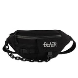 Luminous Chest Bag Couple Chain Waist Bags Men Shoulder Package