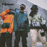 Canvas Waist Bag Belt Unisex Streetwear Functional Kanye Tactical Bag