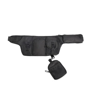 Canvas Waist Bag Belt Unisex Streetwear Functional Kanye Tactical Bag