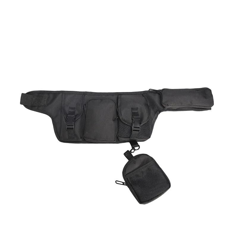 Canvas Waist Bag Belt Unisex Streetwear Functional Kanye Tactical Bag