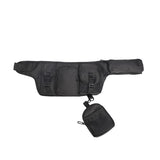 Canvas Waist Bag Belt Unisex Streetwear Functional Kanye Tactical Bag