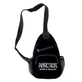 Harajuku Maneskin 3D Print Chest Bag Waterproof Crossbody Streetwear