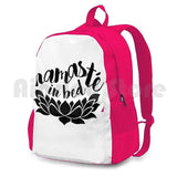Namaste In Bed Outdoor Hiking Backpack Waterproof Camping Travel
