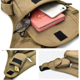 Men Canvas Drop Leg Bag Waist Casual Pack Belt Hip Bum Military