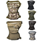 Men Canvas Drop Leg Bag Waist Casual Pack Belt Hip Bum Military