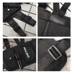 Multi-pocket Hip Hop Streetwear Chest Rig Waist Bag Pack