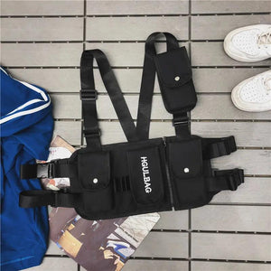 Multi-pocket Hip Hop Streetwear Chest Rig Waist Bag Pack