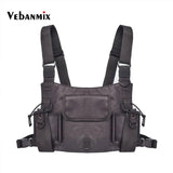 Men Chest Rig Bag Hip Hop Waistcoat with Pockets
