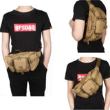 Tactical Waist Bag Waterproof Utility Pouch for Outdoor Sports