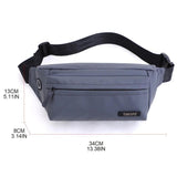 Hiking Waist Belt Pack Crossbody Belt Bag for Sling Chest Pouch
